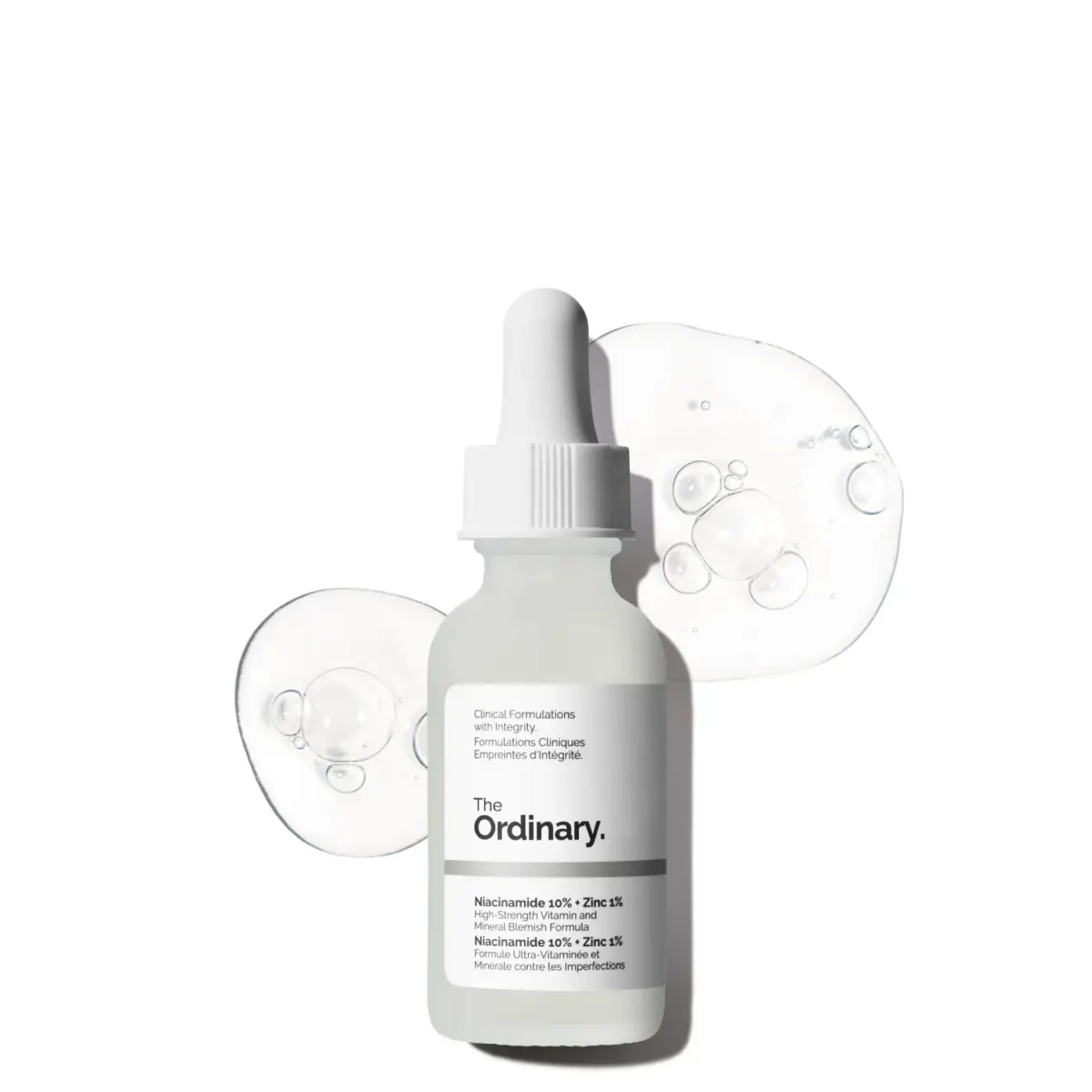 The Ordinary Niacinamide 10% + Zinc 1% Serum for Blemish-Prone Skin, 1 Fl Oz (30ml) | Smoothing Serum for Blemish-Prone Skin - main product image