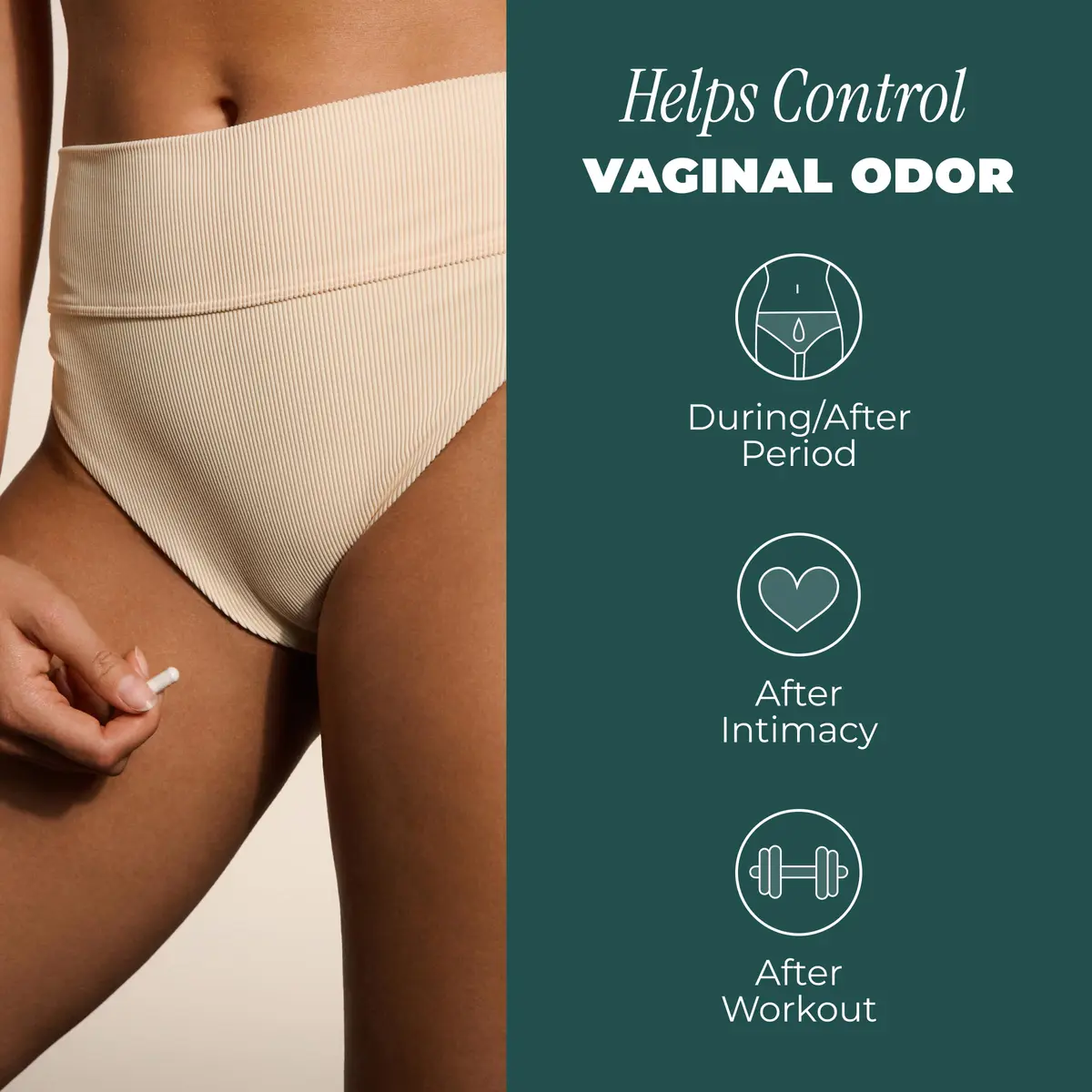 pH-D Feminine Health Support 600 mg Boric Acid Suppositories | Safe Vaginal Odor Relief for Women - view 2