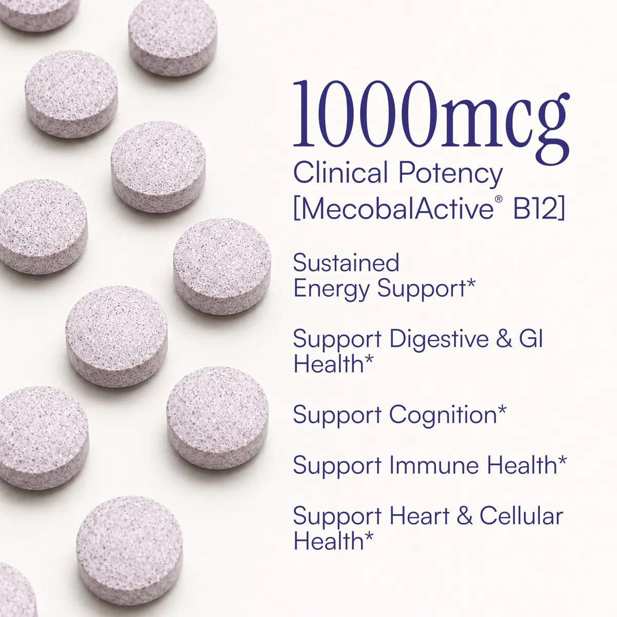 Purity Products Blueberry Probiotic B12 Energy Melt 30 Tablets | Supports Energy & Digestive Health - view 8