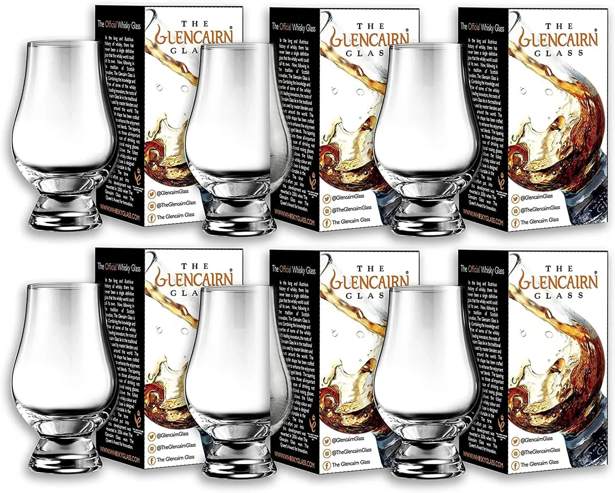 GLENCAIRN Whisky Glass in Gift Carton, Set of 6 | 200ml (6.76 Fl Oz) Lead-Free Crystal - view 5