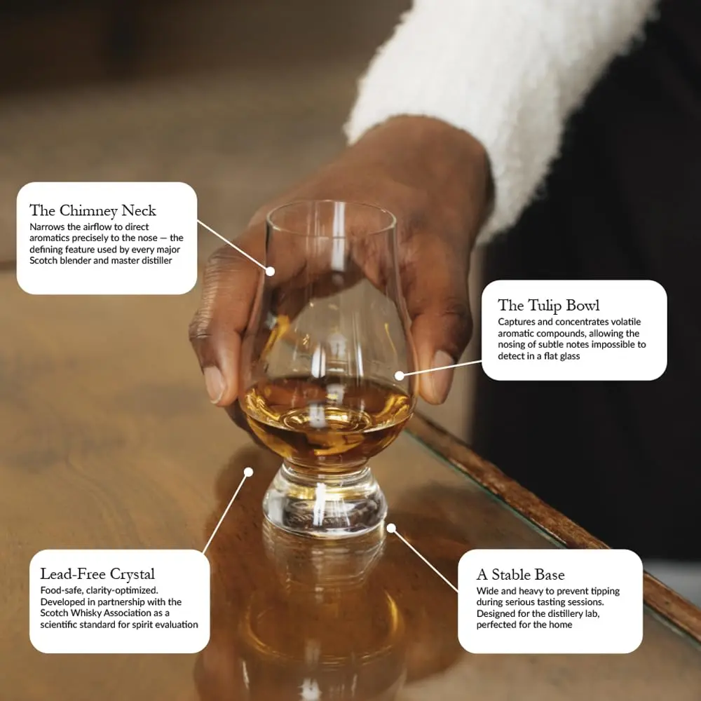GLENCAIRN Whisky Glass in Gift Carton, Set of 6 | 200ml (6.76 Fl Oz) Lead-Free Crystal - view 3