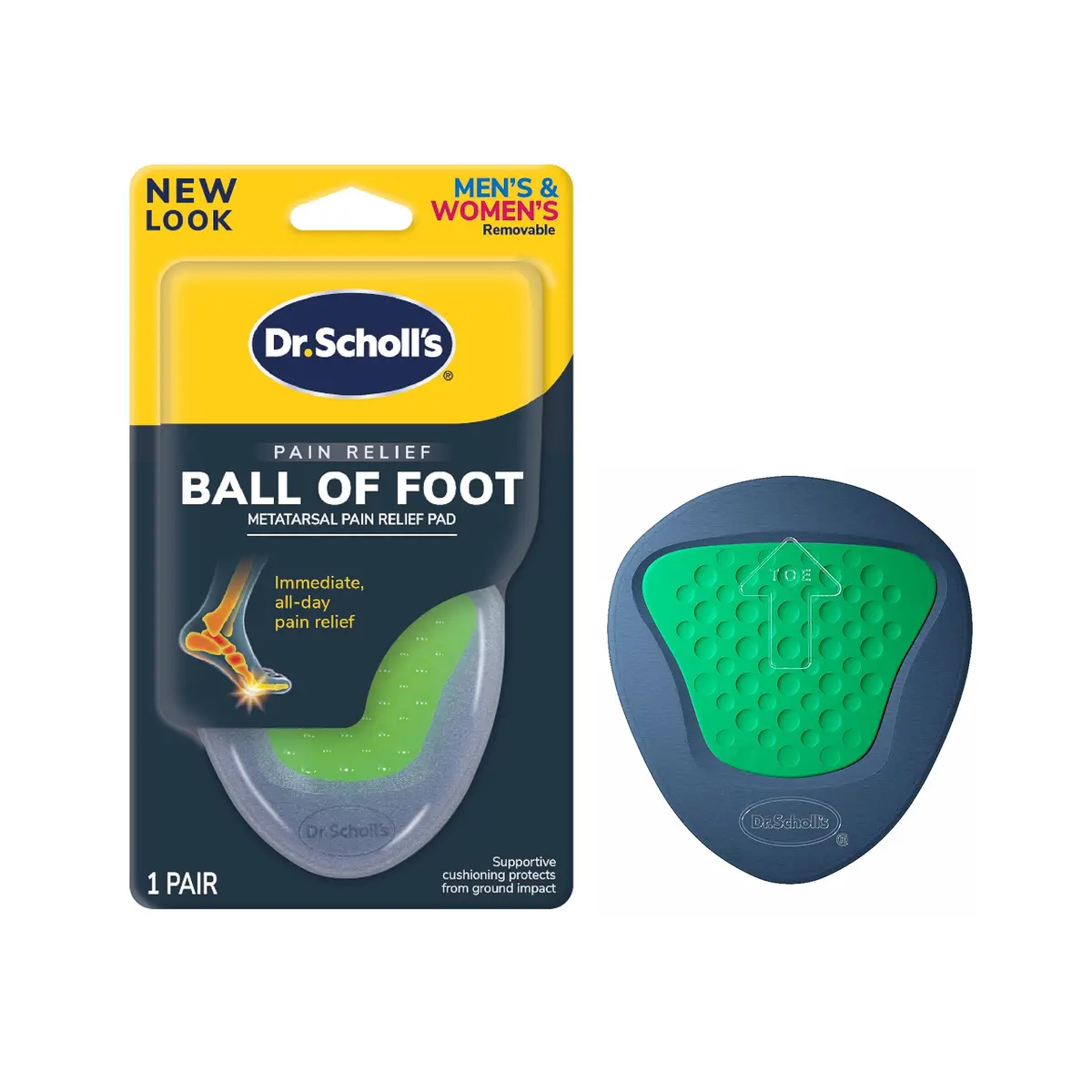 Dr. Scholl's Ball of Foot Pads | Metatarsal Pain Relief for Women & Men - main product image