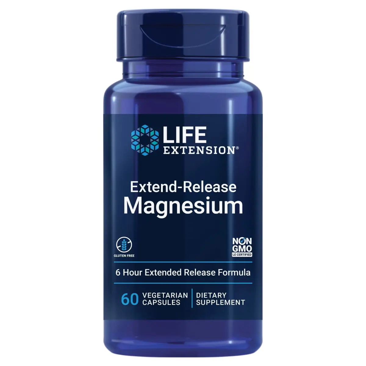 Life Extension Extend-Release Magnesium Capsules | 250mg (60 Count, 1-2 Month Supply) - main product image