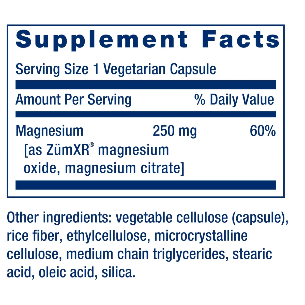 Life Extension Extend-Release Magnesium Capsules | 250mg (60 Count, 1-2 Month Supply) - view 2
