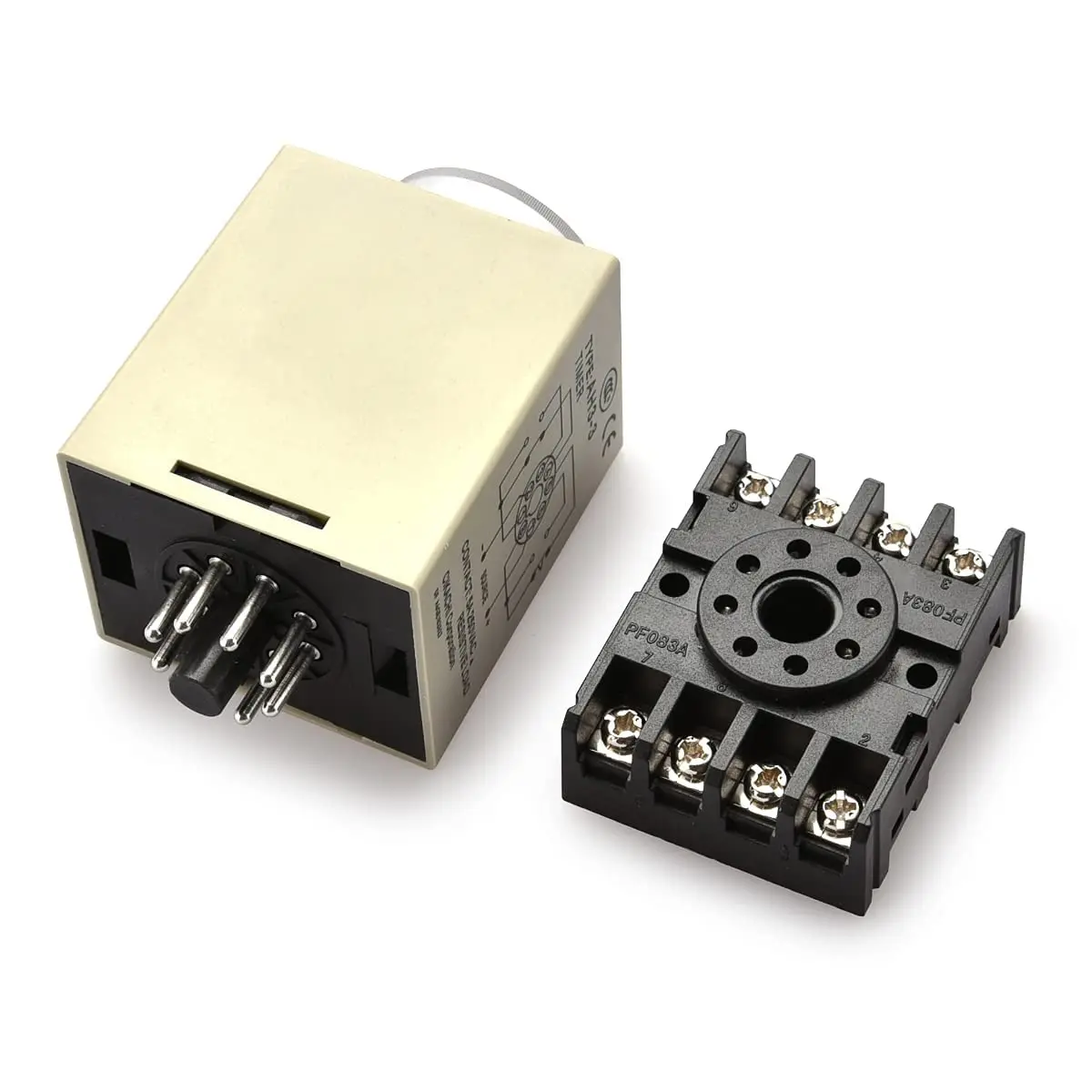 Baomain Timer Delay Relay AC 220V 60 Min | Power-On Delay with Dual LED - view 7
