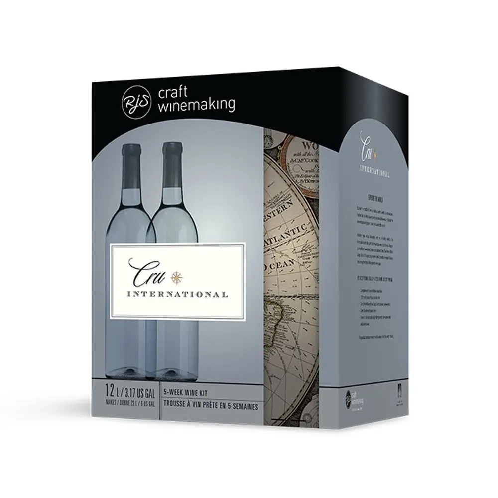 RJS Craft Winemaking Cru International California Syrah | Full Body Dry Red Wine Kit (23L) - main product image