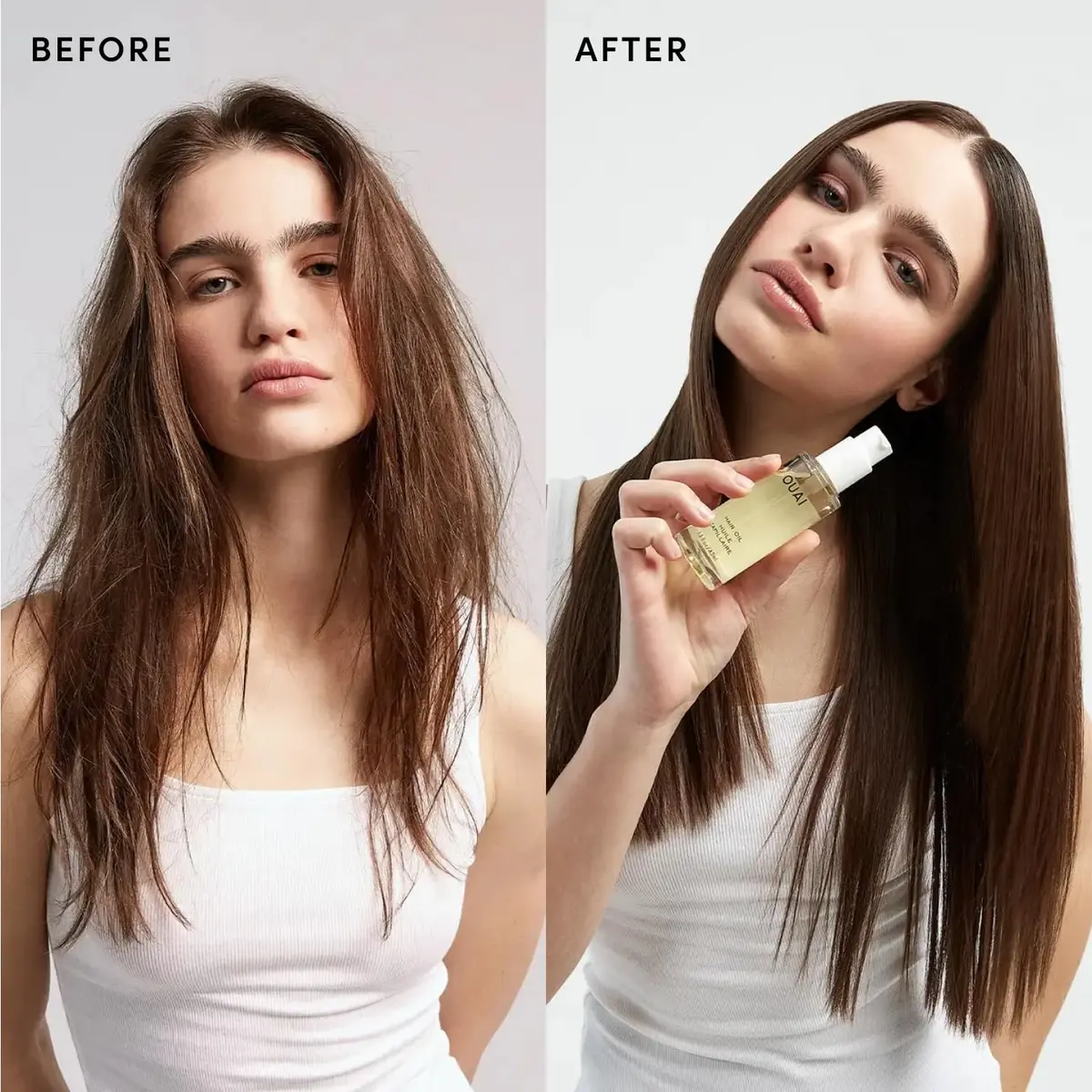 OUAI Hair Oil Lightweight Heat Protectant Frizz Control 1.5 Fl Oz | Nourishes & Shields Hair - view 4