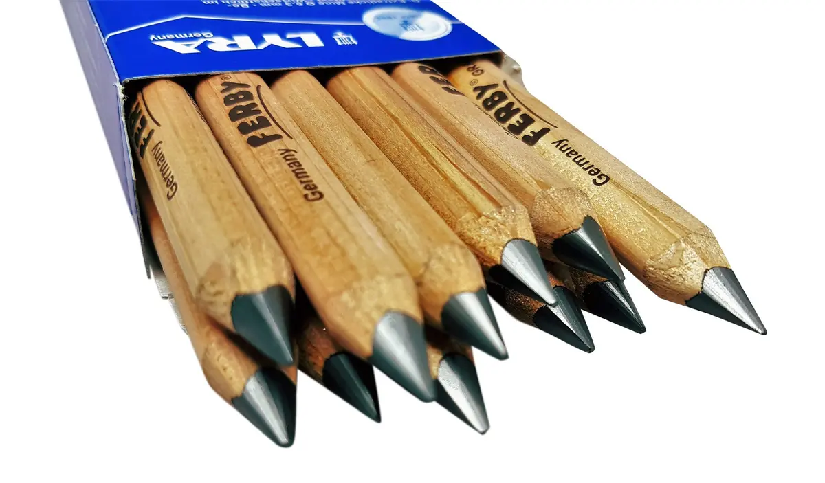 Lyra Ferby Short Tri Grip Triangular Children's Pencils 6 Pack | Beginner Grip School Supplies - view 2
