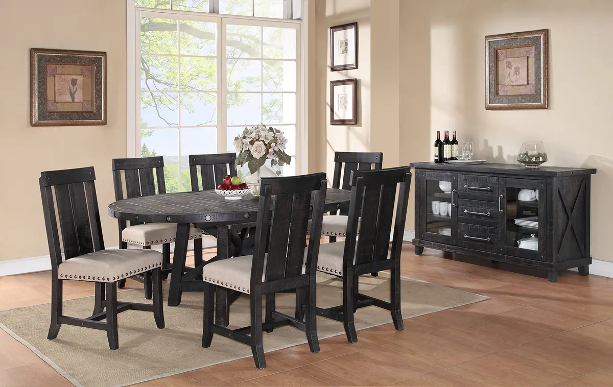 Modus Furniture Yosemite Wood Stool, Café | Rustic Industrial Kitchen Seating 45" x 11" x 22" - view 3