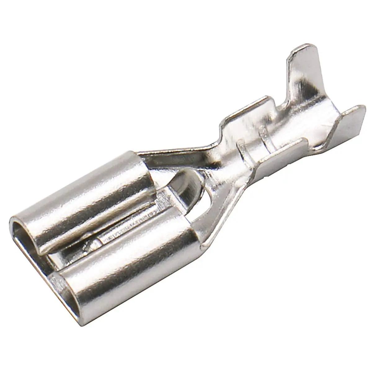 Baomain 100-Pack 6.3mm Female Spade Connectors Non-Insulated Terminals | Reliable Automotive & DIY Wiring - view 7