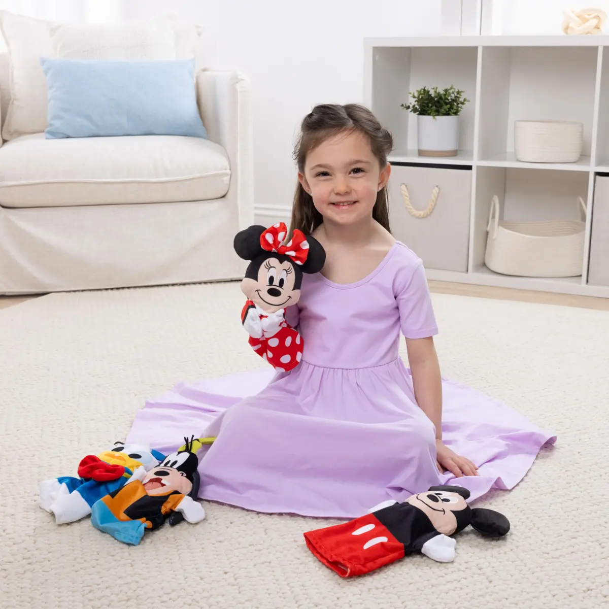 Melissa & Doug Disney Mickey Mouse & Friends Soft & Cuddly Hand Puppets | 4-Piece Set for Kids & Adults - view 5