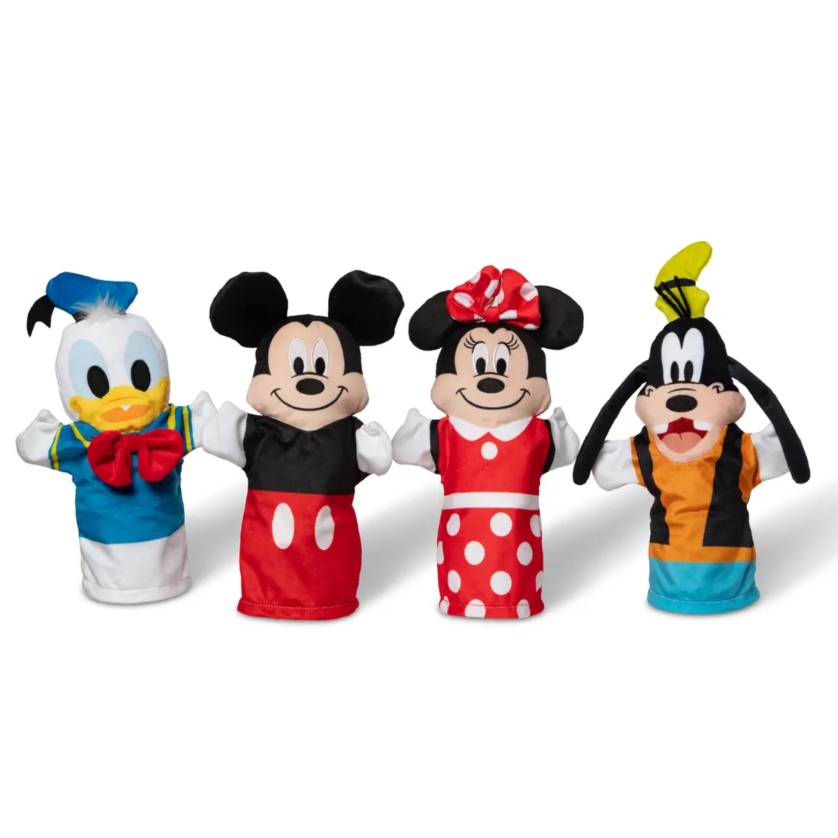 Melissa & Doug Disney Mickey Mouse & Friends Soft & Cuddly Hand Puppets | 4-Piece Set for Kids & Adults - main product image