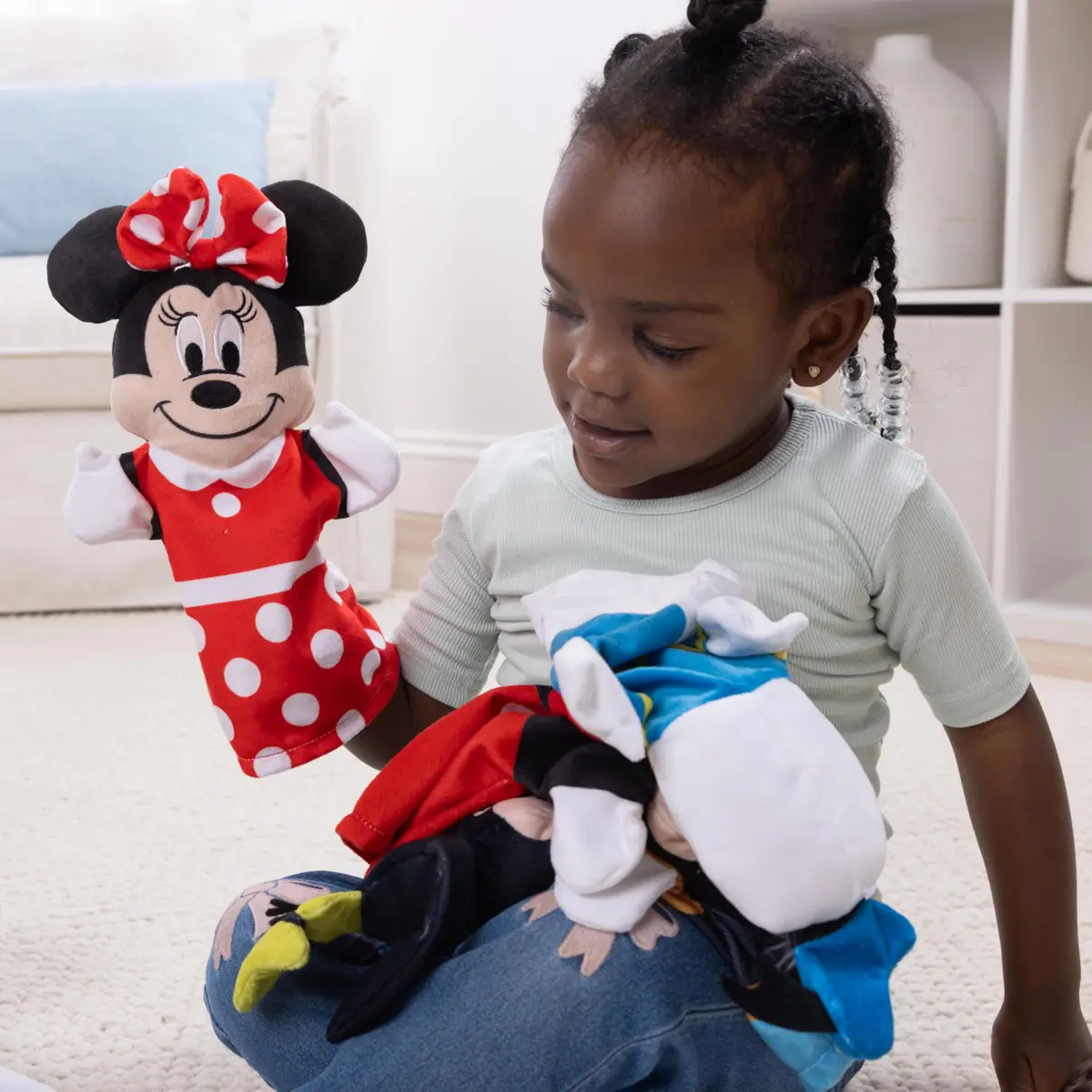 Melissa & Doug Disney Mickey Mouse & Friends Soft & Cuddly Hand Puppets | 4-Piece Set for Kids & Adults - view 7