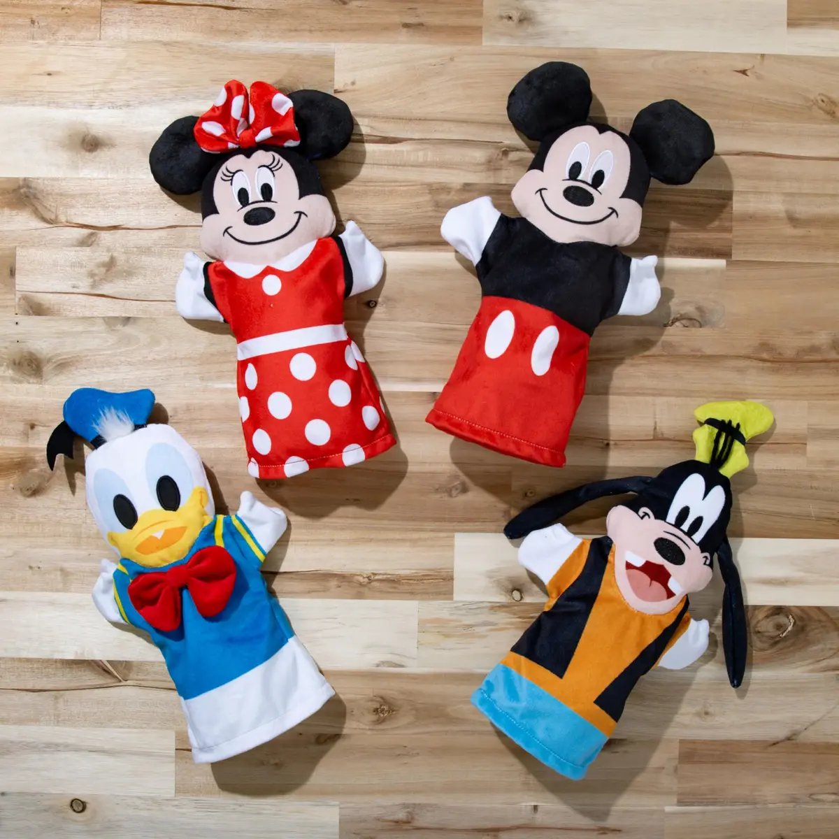 Melissa & Doug Disney Mickey Mouse & Friends Soft & Cuddly Hand Puppets | 4-Piece Set for Kids & Adults - view 9