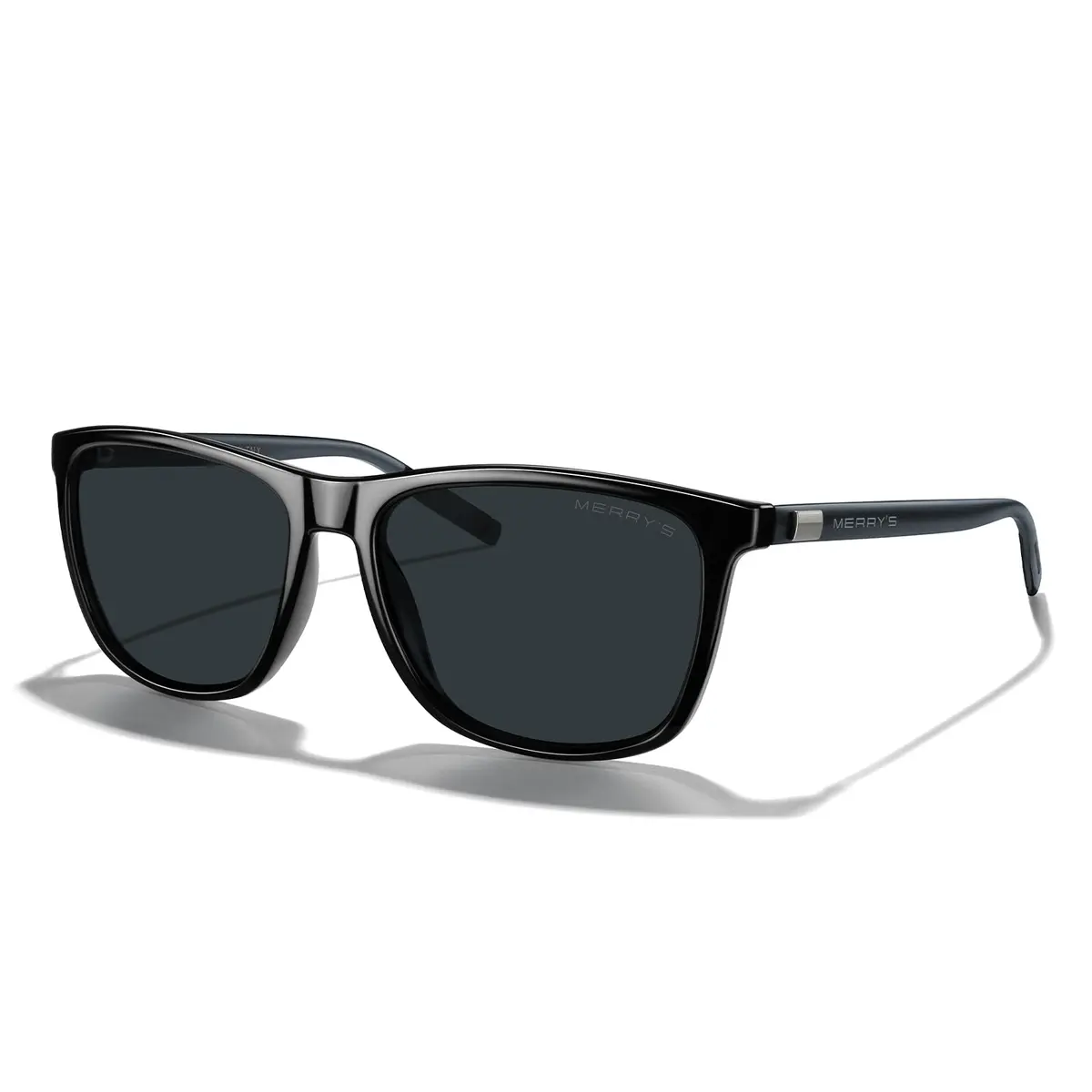 MERRY'S Square Polarized Sunglasses for Men Women Aluminum Temples | UV400 Protection, Polarized & Stylish (70-120 chars) - main product image