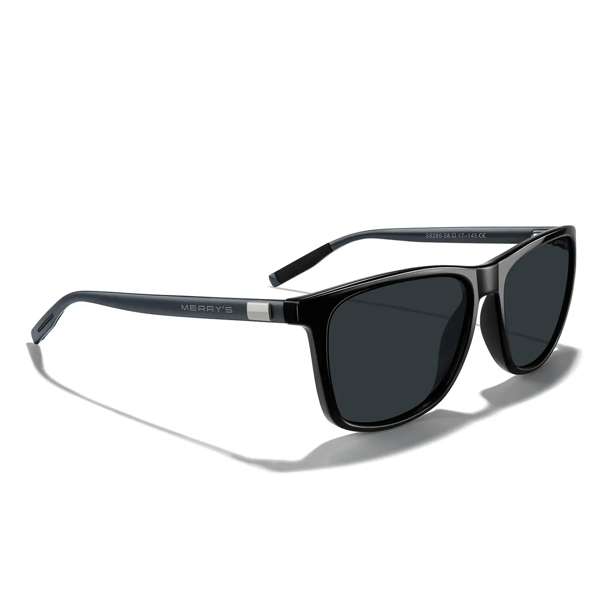 MERRY'S Square Polarized Sunglasses for Men Women Aluminum Temples | UV400 Protection, Polarized & Stylish (70-120 chars) - view 5