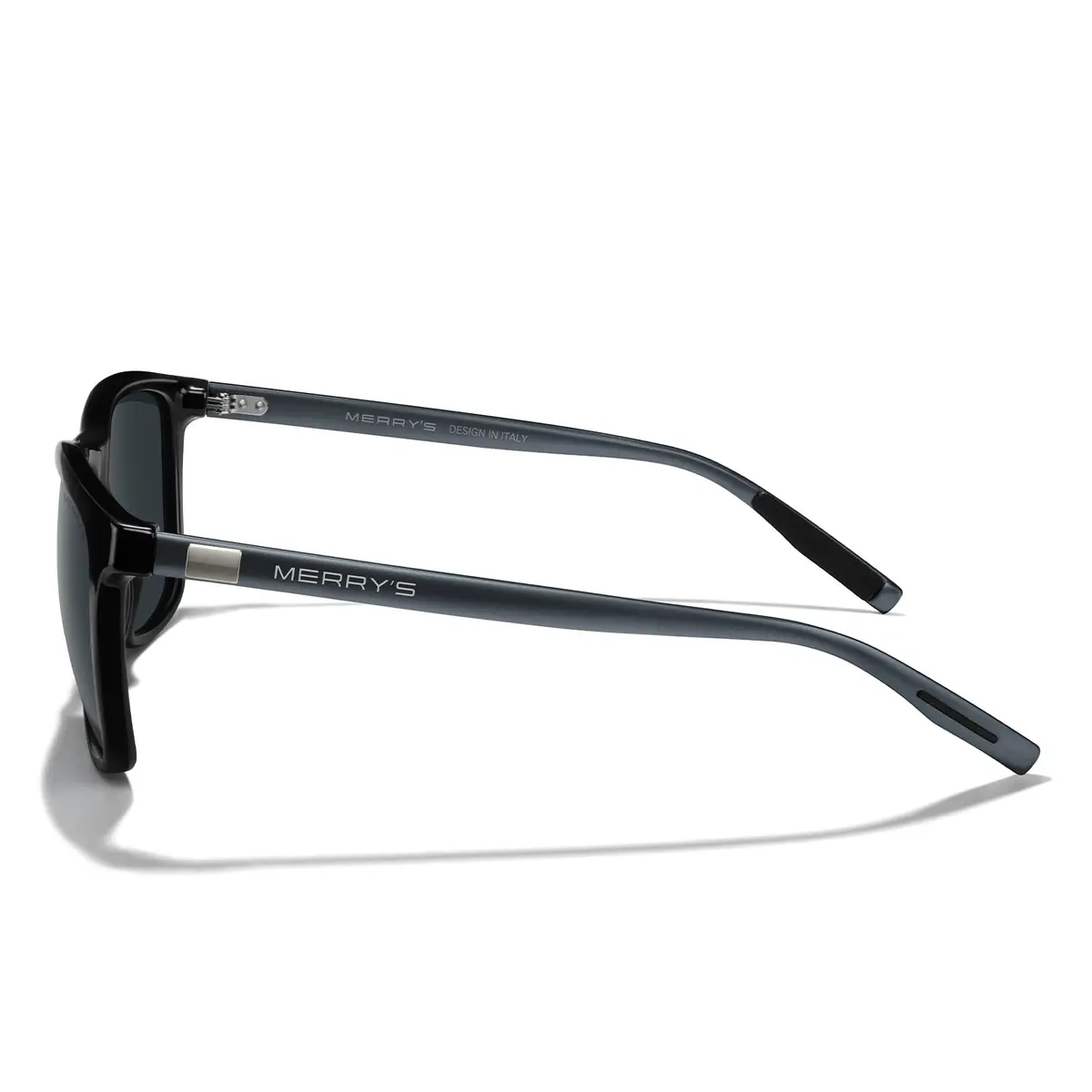 MERRY'S Square Polarized Sunglasses for Men Women Aluminum Temples | UV400 Protection, Polarized & Stylish (70-120 chars) - view 3