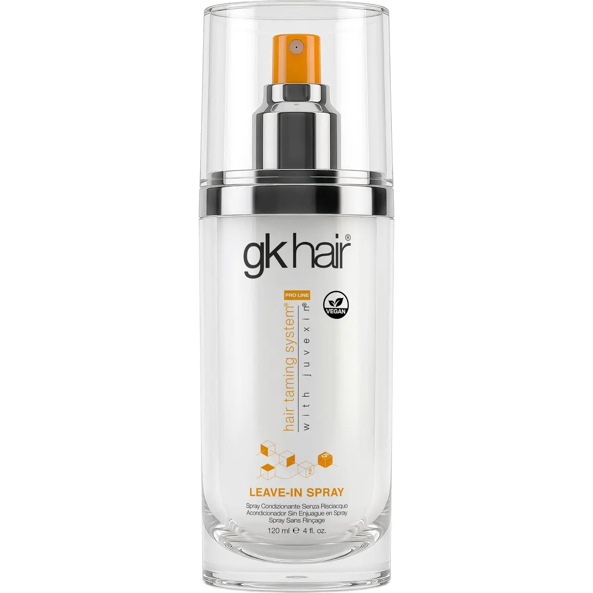 GK HAIR Keratin Leave In Conditioner Spray – Lightweight Detangler Spray for All Hair Types, 120ml - main product image