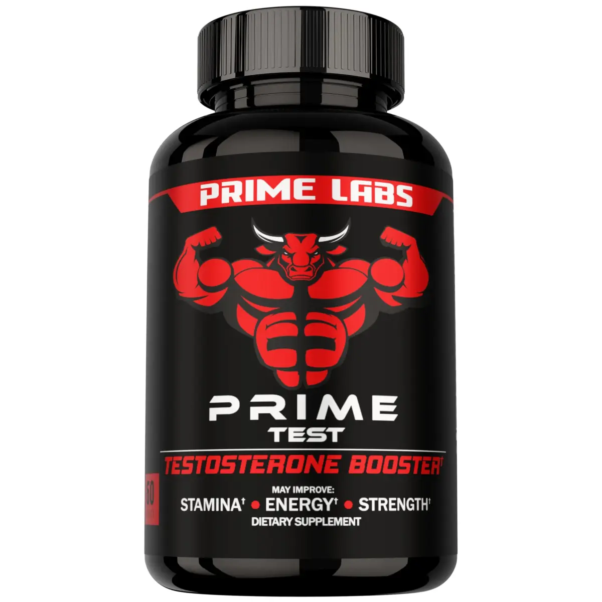 Prime Labs Testosterone Booster for Men, Supports Strength & Stamina | 60 Caplets - main product image