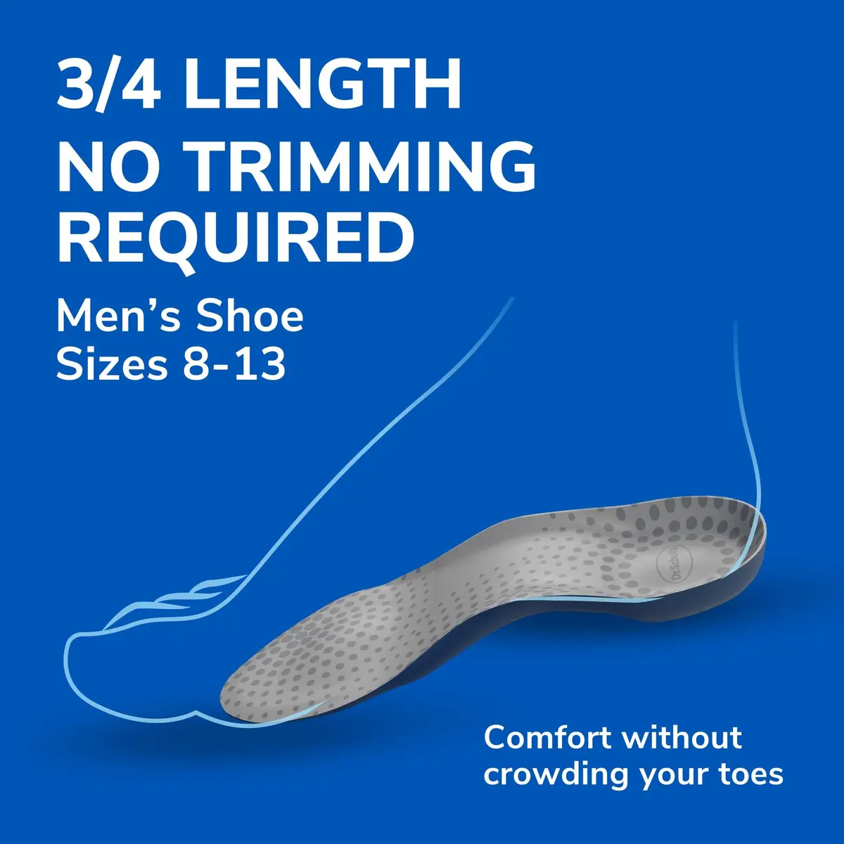 Dr. Scholl's Tri-Comfort Insoles for Men, Size 8-14 (1 Pair) | FDA Approved Arch Support - view 5