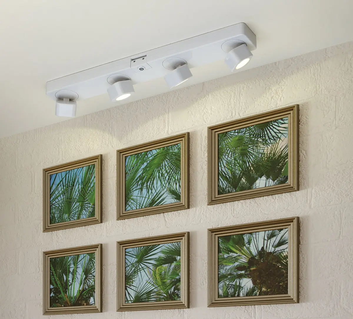 LIGHT IT! Wireless LED Fastrack Set White | Remote-Controlled Under-Cabinet Light with Swiveling Heads - view 3