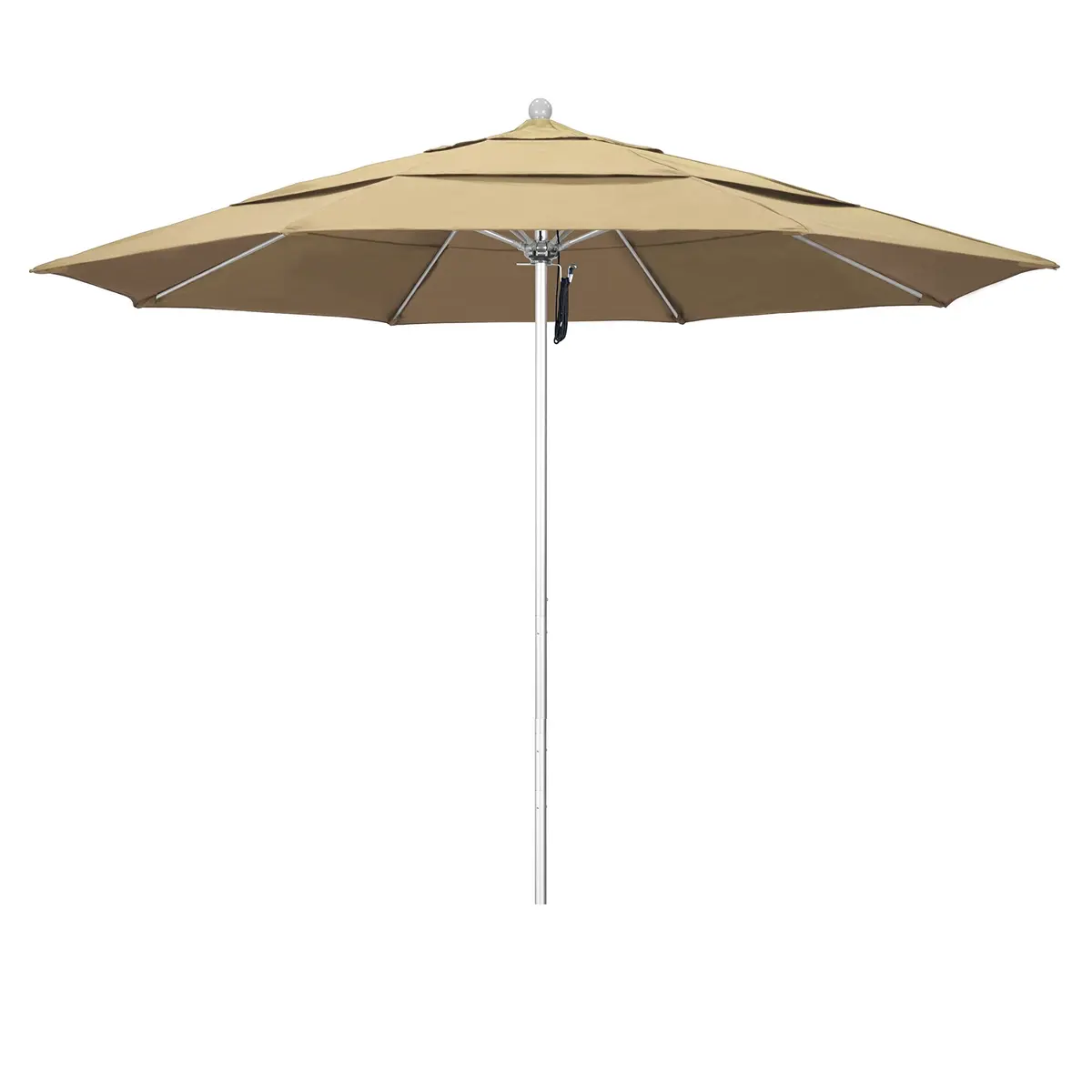Phat Tommy 11 ft Commercial Patio Umbrella - Heavy Duty, Durable Aluminum Frame, Beige - main product image