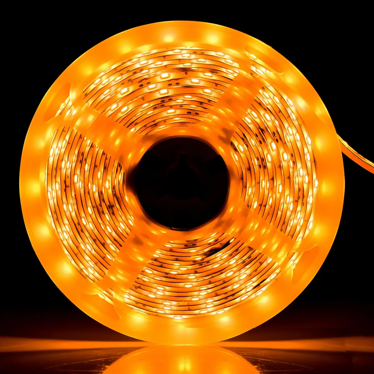 iNextStation 16.4FT 12V LED Light Strip Yellow Waterproof | Bright & Flexible Lighting - main product image