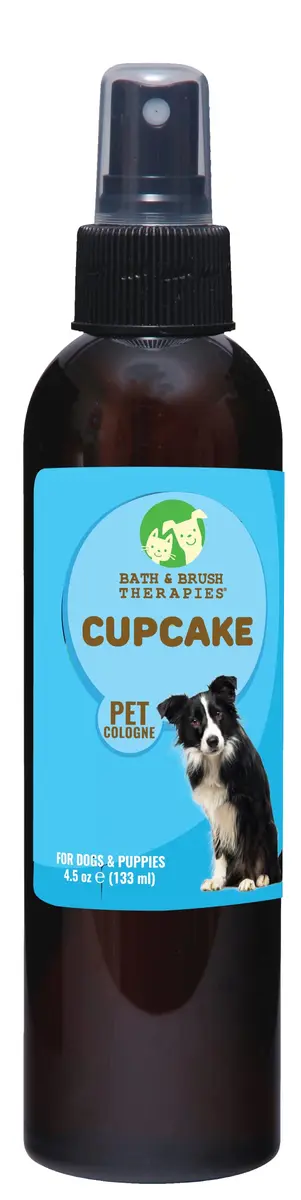 Showseason Bath & Brush Therapies® Cupcake Pet Cologne 4.5 oz | Long-Lasting Odor Control, Paraben-Free, Made in USA - main product image