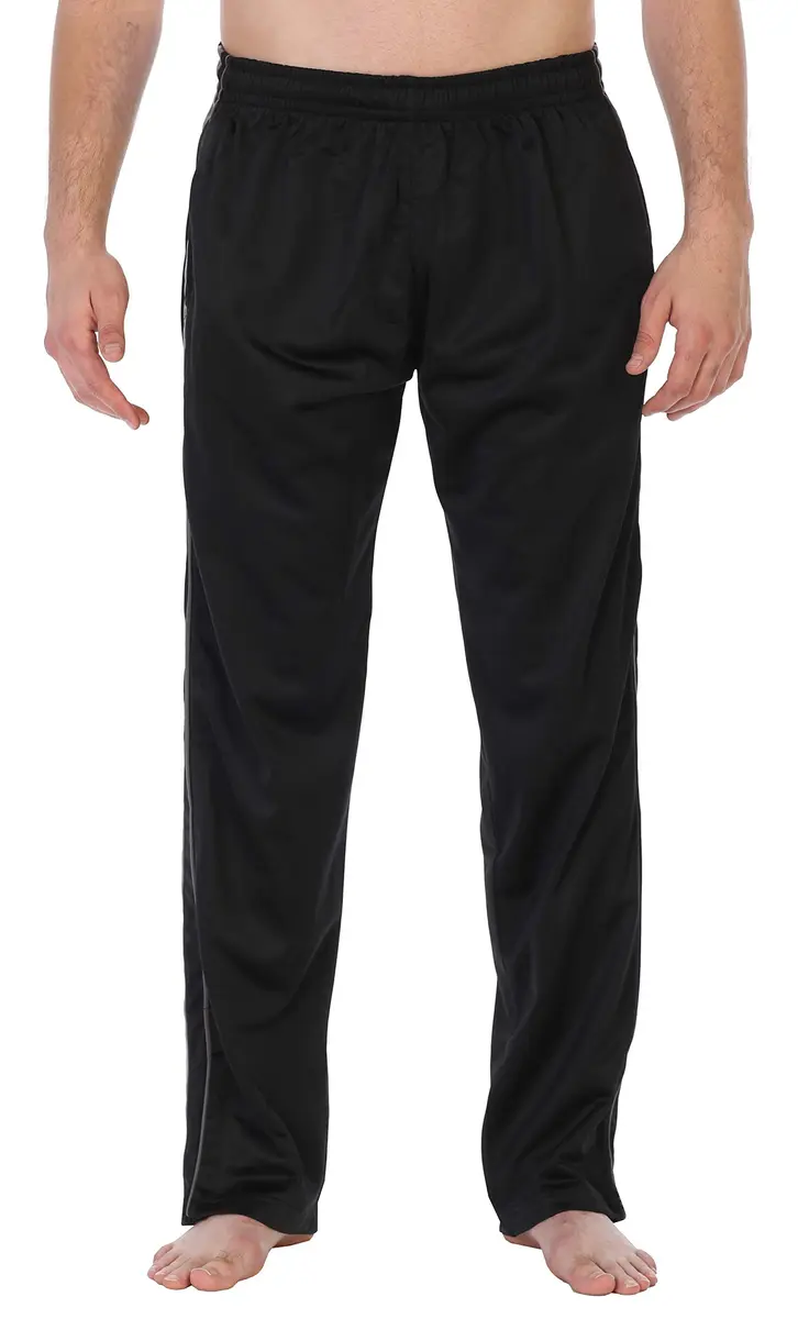 Gioberti Men's Athletic Track Pants, Zip Bottom, Navy, X-Large, 32" Inseam | Versatile Sport & Lounge Wear - view 2