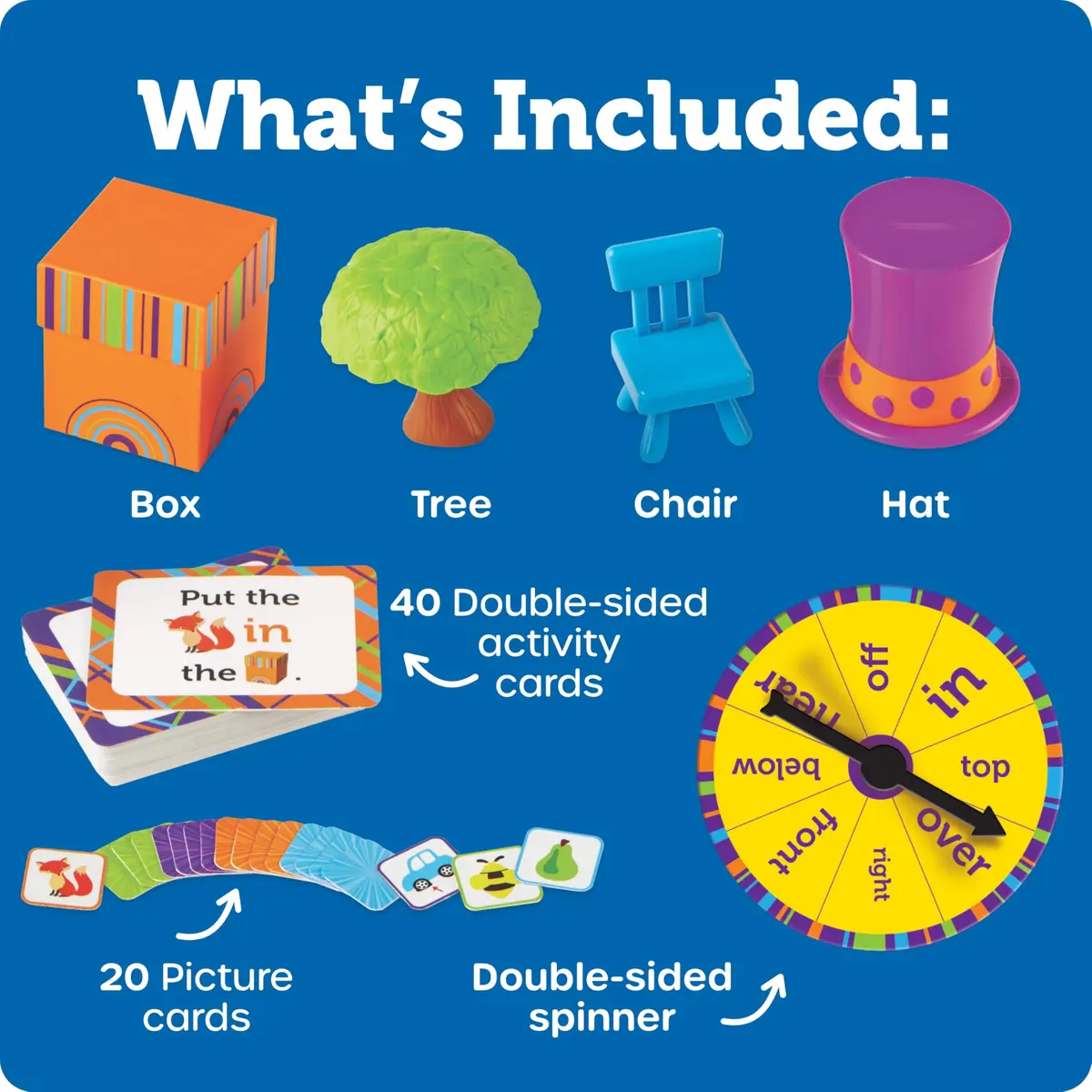 Learning Resources Fox in The Box Positional Words Activity Set | Educational Toy for Kids 48-120 Months - view 7