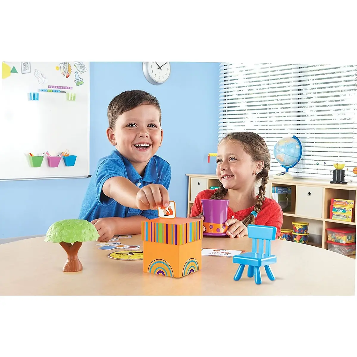 Learning Resources Fox in The Box Positional Words Activity Set | Educational Toy for Kids 48-120 Months - view 2
