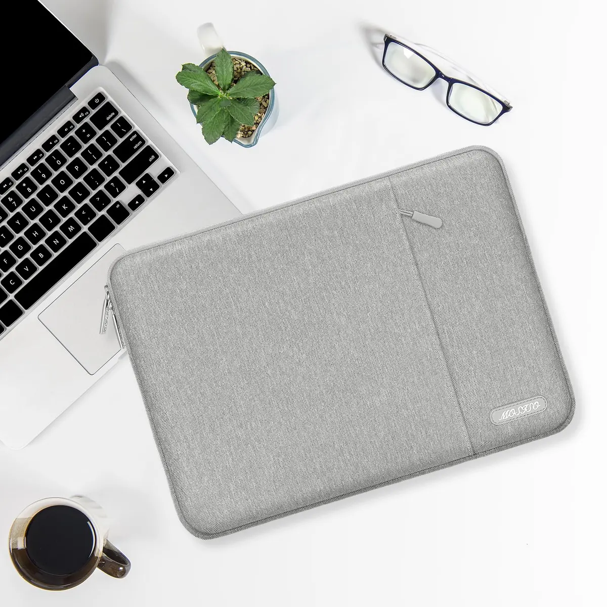 MOSISO 16 inch Laptop Sleeve Bag with Pocket | Slim, Lightweight & Shock Absorbing - view 5