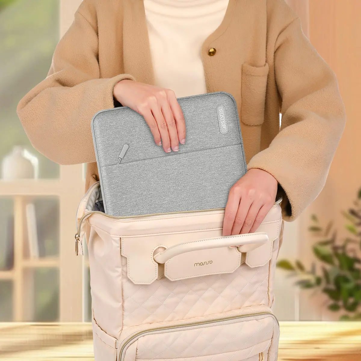 MOSISO Laptop Case 15 inch | Slim, Protective Sleeve with Pocket for MacBook & More - view 8