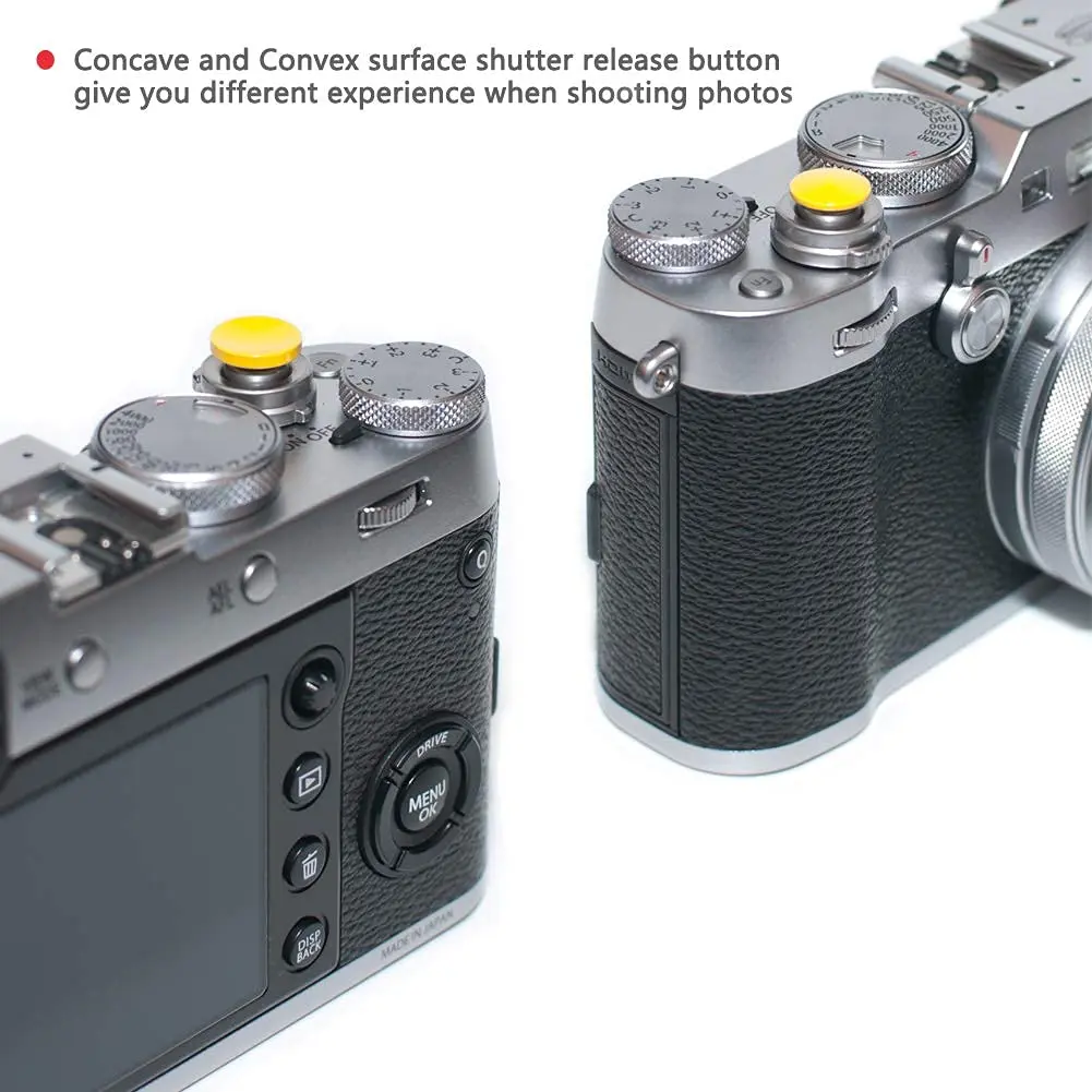 VKO Yellow Metal Soft Shutter Release Button | Compatible with Camera & Photo Accessories - view 8