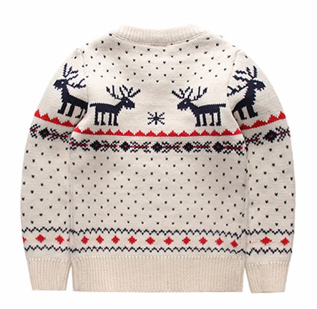 MULLSAN Children's Fireplace Sweater 5T | Cozy Christmas Gift for Boys & Girls - view 2