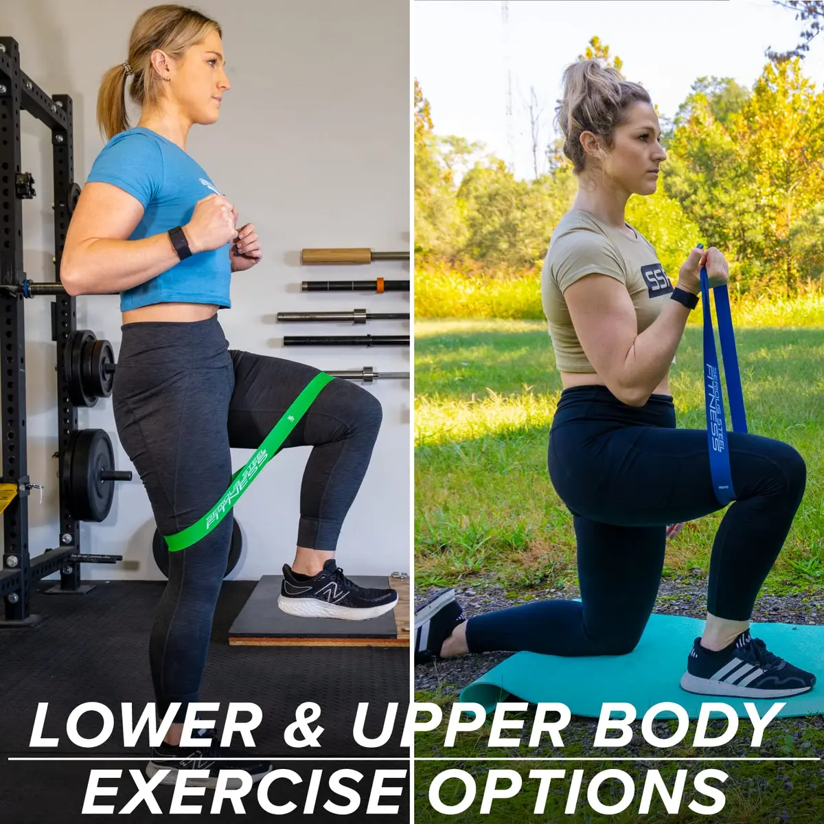 Serious Steel Fitness Mini Loop Bands - 5 Resistance Bands for Exercise | Rehab, Warm-Ups & Glute Activation - view 4