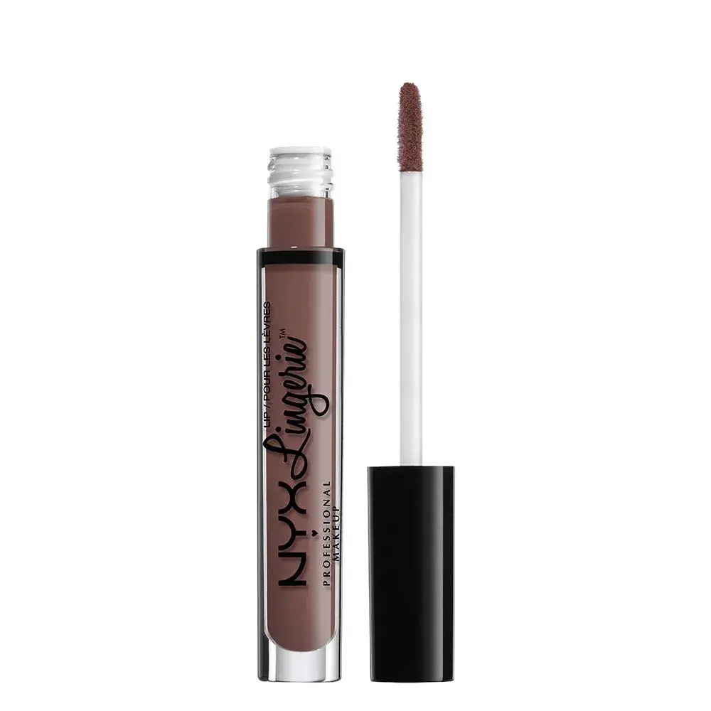 NYX PROFESSIONAL MAKEUP Lip Lingerie Matte Liquid Lipstick - Confident (Muted Plum), 3.4ml - main product image