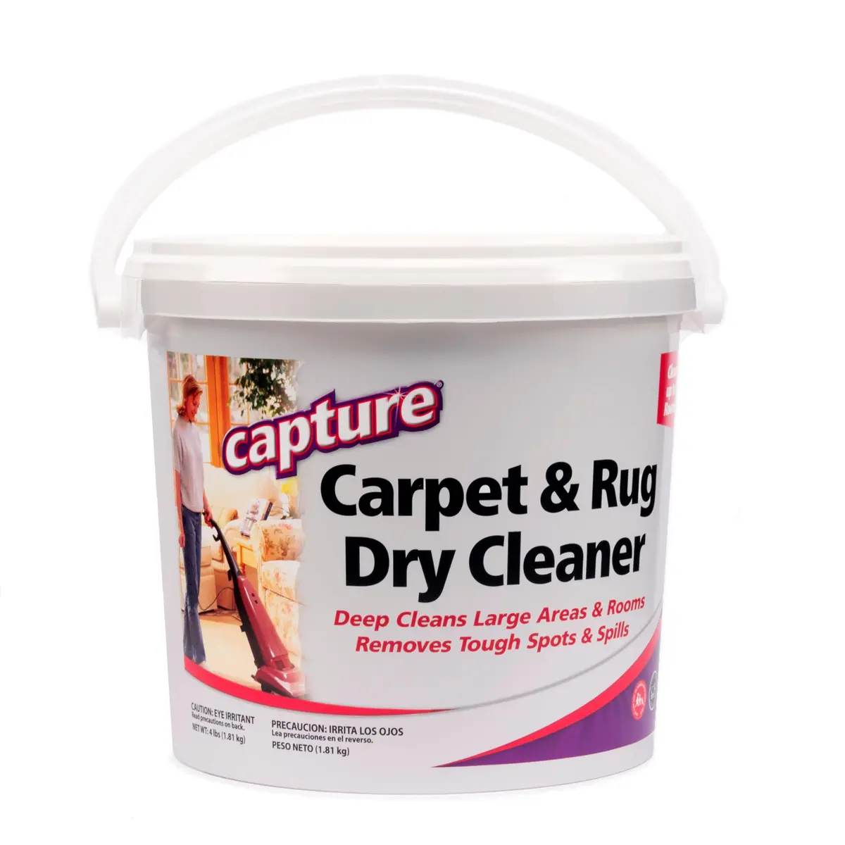 Capture Carpet & Rug Dry Cleaner Powder 1.81 kg (4 lb) | Absorbs Dirt, Stains & Odors - main product image