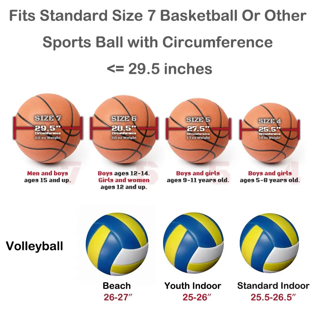 FoRapid Basketball Bag Size 7 | Water-Resistant Sports Carrier with Adjustable Strap - view 2