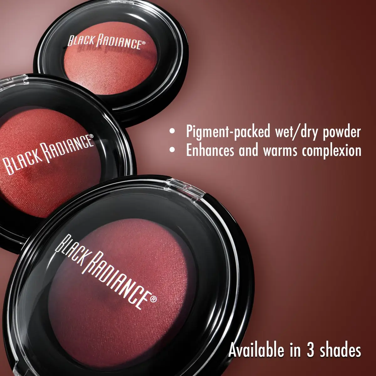 Black Radiance Artisan Color Baked Blush Warm Berry 29.57 ml (1 Fl Oz) | Natural Glow & Contour - view 2