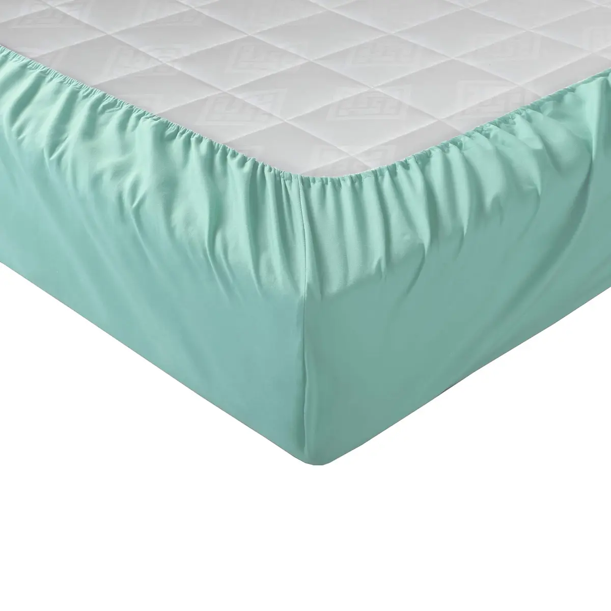 Comfort Spaces Microfiber Deep Pocket Full Sheet Set 4 pcs Aqua | 14-inch Pocket Depth, Solid Color - view 4