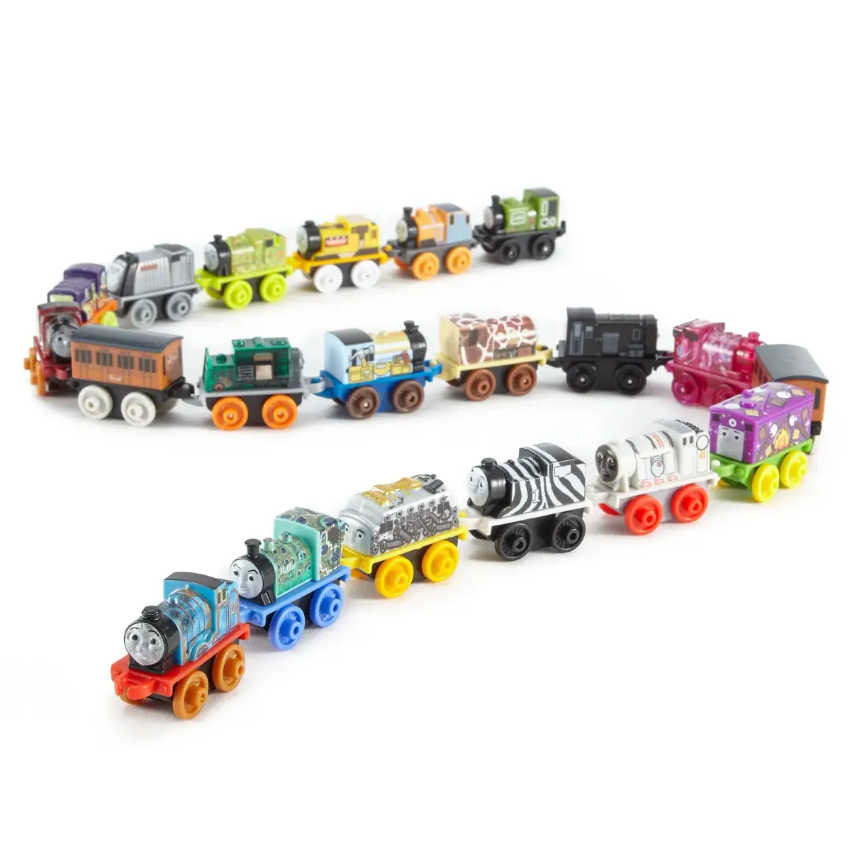 Thomas & Friends MINIS Toy Trains 20 Pack Miniature Push-Along Engines | Ages 3+ Years - view 5