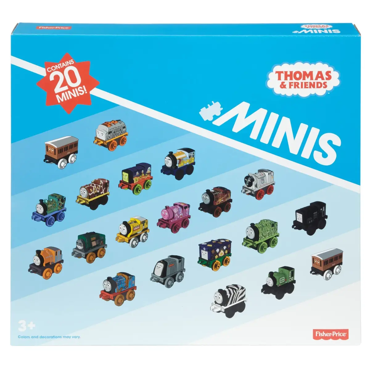 Thomas & Friends MINIS Toy Trains 20 Pack Miniature Push-Along Engines | Ages 3+ Years - view 6