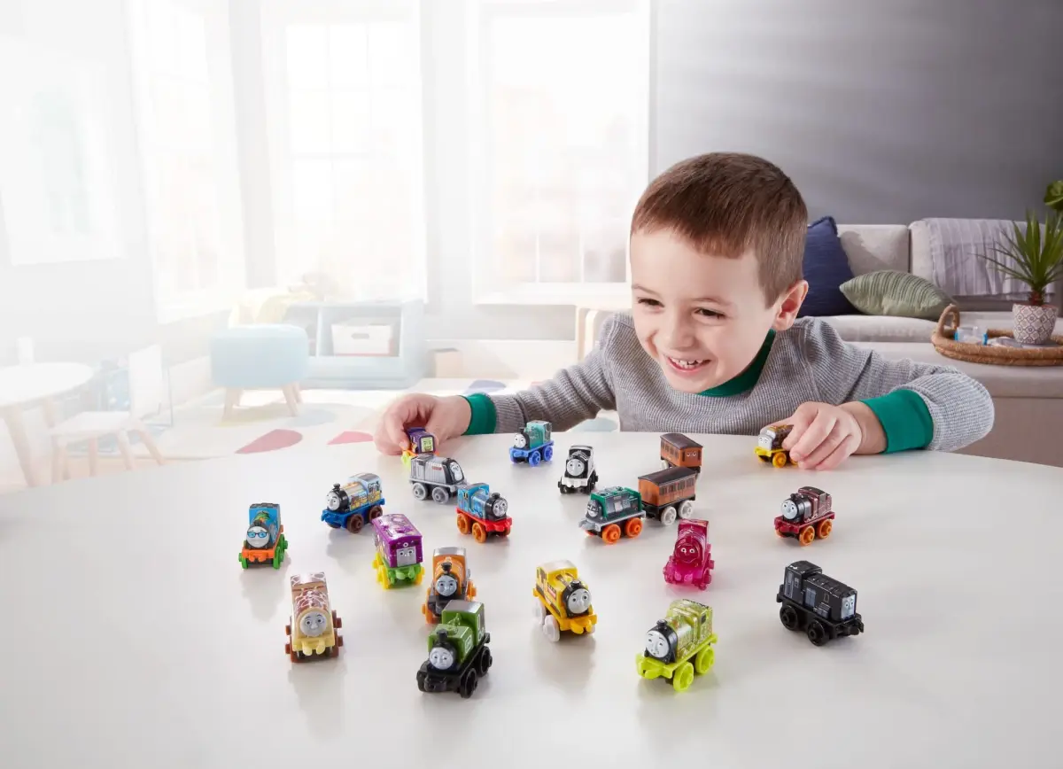 Thomas & Friends MINIS Toy Trains 20 Pack Miniature Push-Along Engines | Ages 3+ Years - view 2