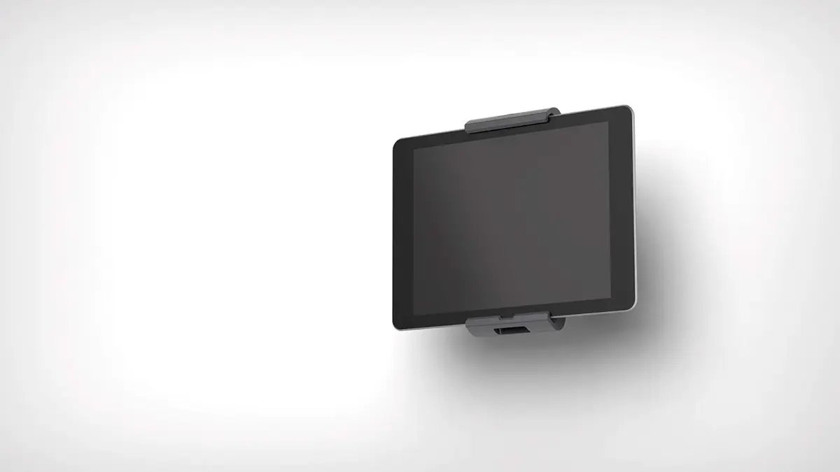 Durable Wall Mounted Tablet Holder, Universal Mount, Fits 7" - 13" Tablets | Secure & Rotatable - view 6