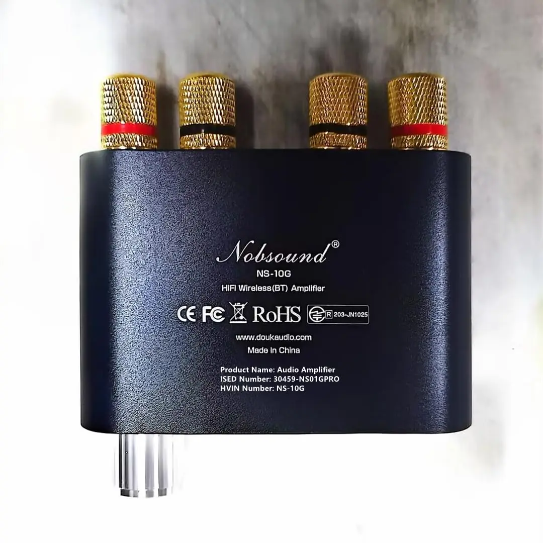 Nobsound NS-10G Bluetooth 5.0 2 Channel Power Amplifier 50Wx2 | HiFi Stereo Mini Amp Wireless Receiver - view 9