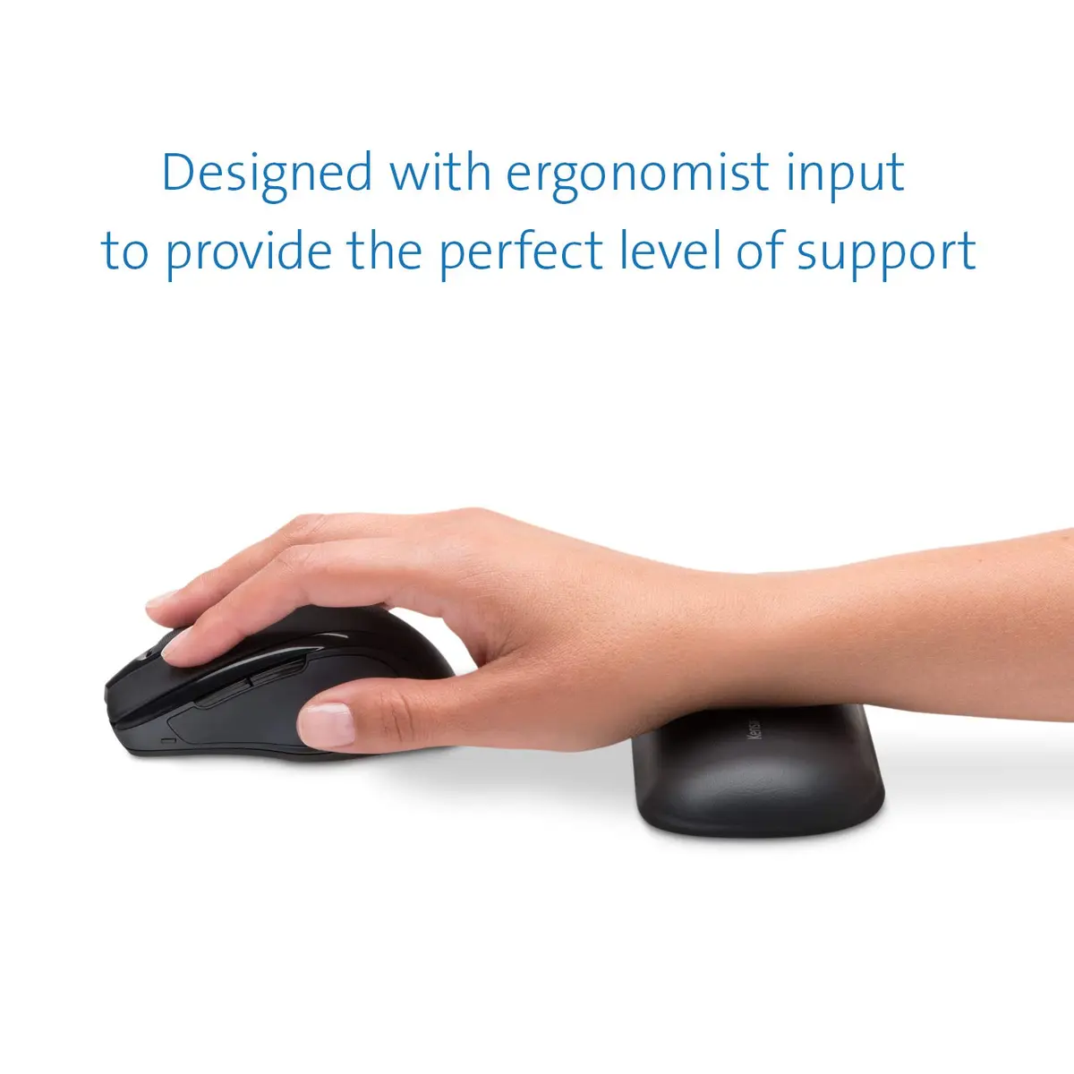 Kensington ErgoSoft Wrist Rest for Standard Mouse, Black | Gel Cushioned, Ergonomist Approved, 2.9 x 0.7 x 6 inches - view 4