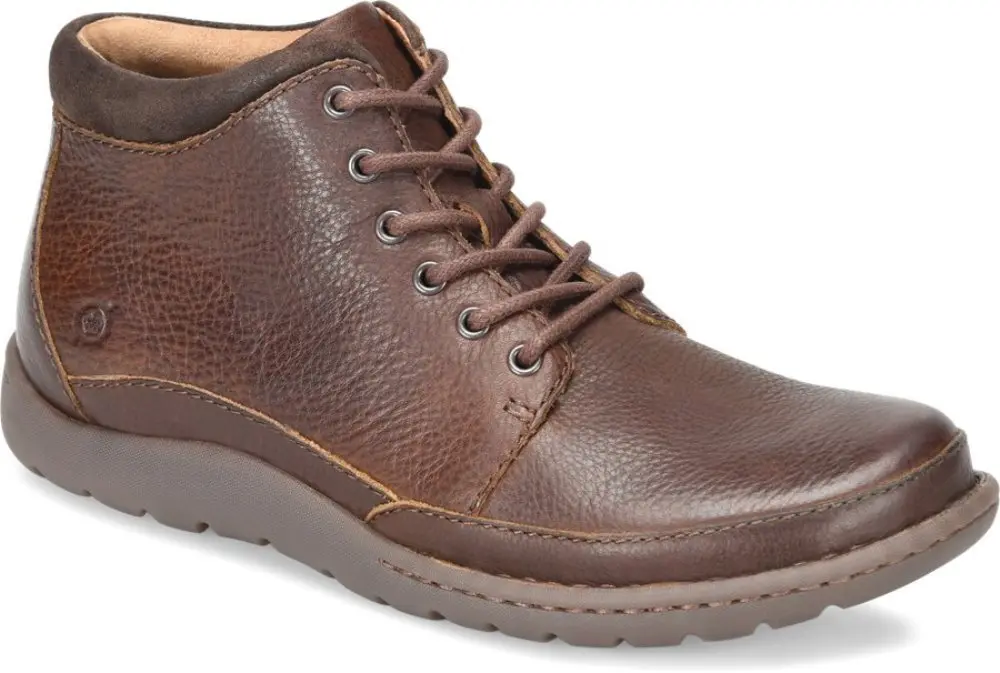BORN Men's Nigel Boot Brown 8.5 US | Rugged Distressed Leather Casual Boot - main product image