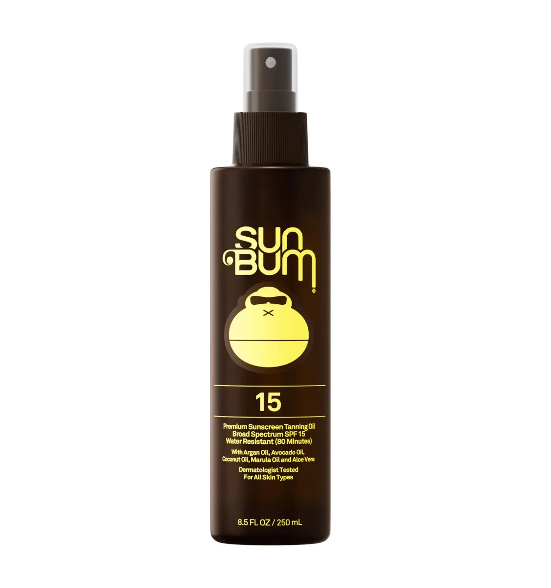 Sun Bum SPF 15 Moisturizing Tanning Oil 252ml (8.5 Fl Oz) | Broad Spectrum UVA/UVB Protection - main product image