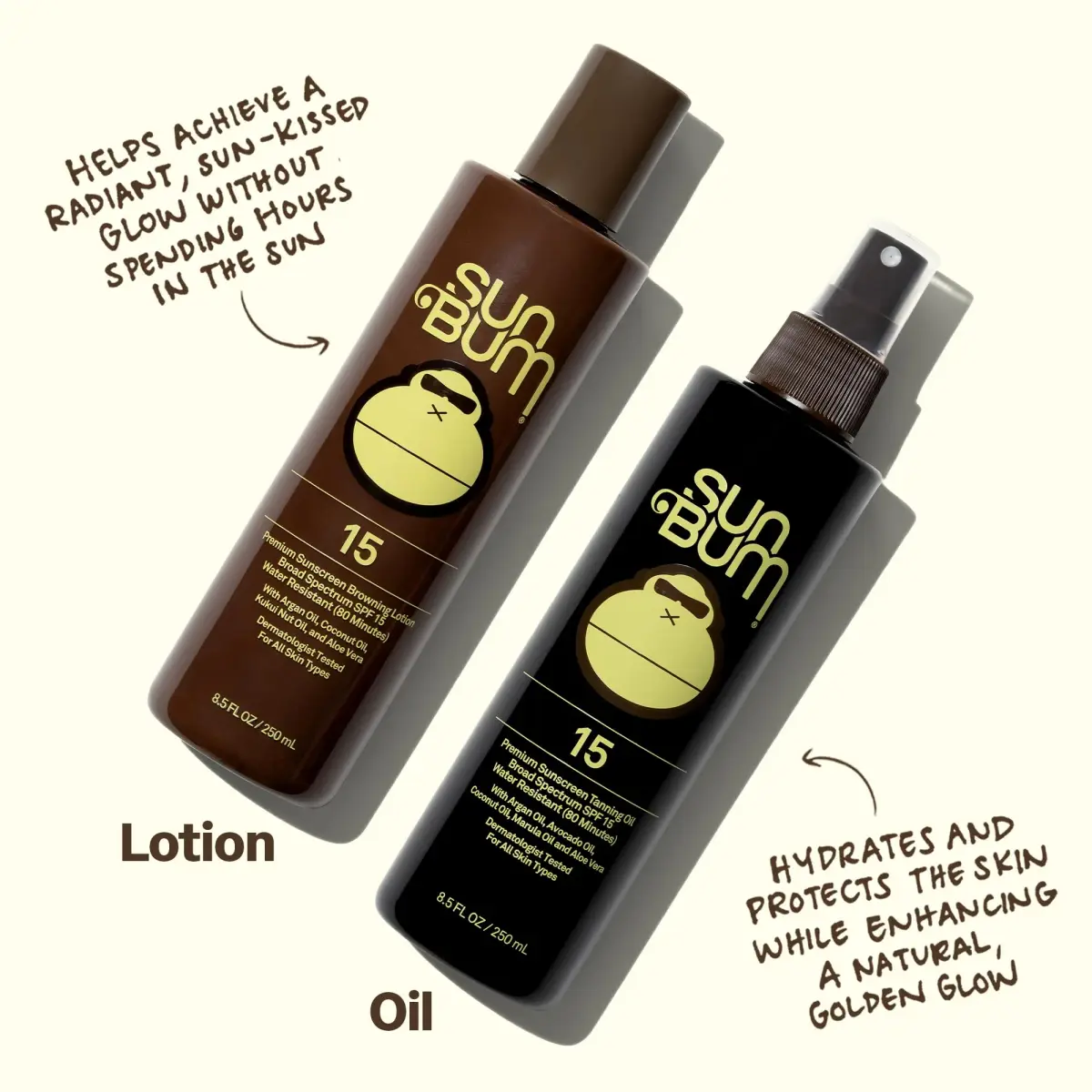 Sun Bum SPF 15 Moisturizing Tanning Oil 252ml (8.5 Fl Oz) | Broad Spectrum UVA/UVB Protection - view 4